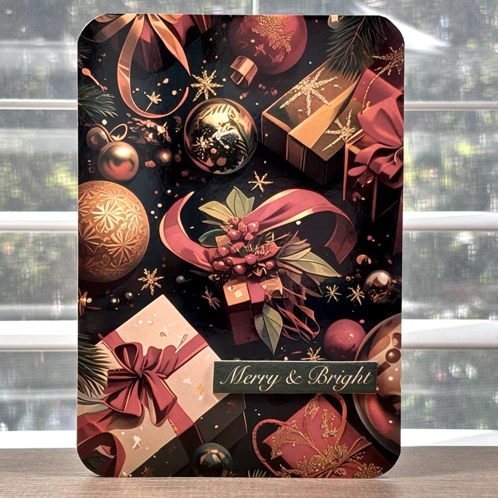 Handmade Christmas Greeting Card
